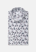 Slim Business Hemd Print in Weiß |  Seidensticker Onlineshop