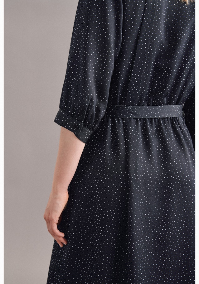 Kleid Druck in Schwarz | Seidensticker Onlineshop