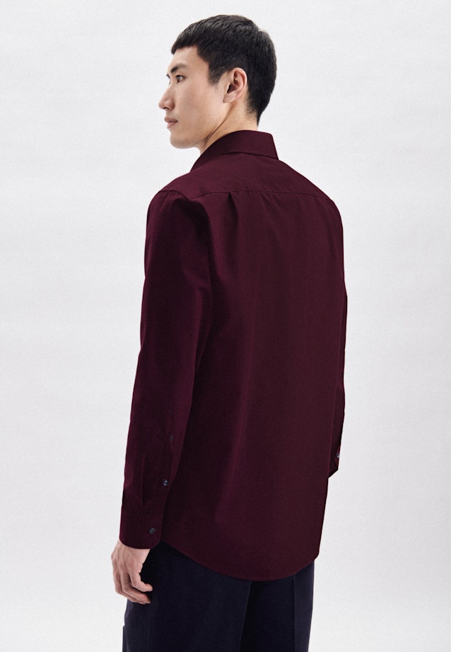Regular Business Hemd Uni in Rot |  Seidensticker Onlineshop