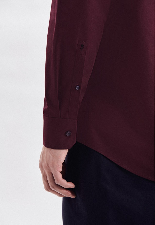 Regular Business Hemd Uni in Rot |  Seidensticker Onlineshop