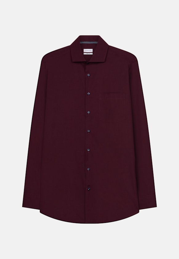 Regular Business shirt Uni in Red |  Seidensticker Onlineshop