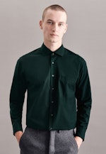 Regular Chemise d'affaires Uni in Vert |  Seidensticker Onlineshop