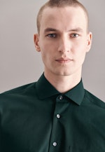 Regular Business shirt Uni in Green |  Seidensticker Onlineshop