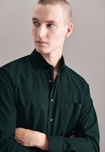 Regular Business shirt Uni in Green |  Seidensticker Onlineshop