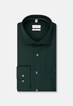 Regular Business shirt Uni in Green |  Seidensticker Onlineshop