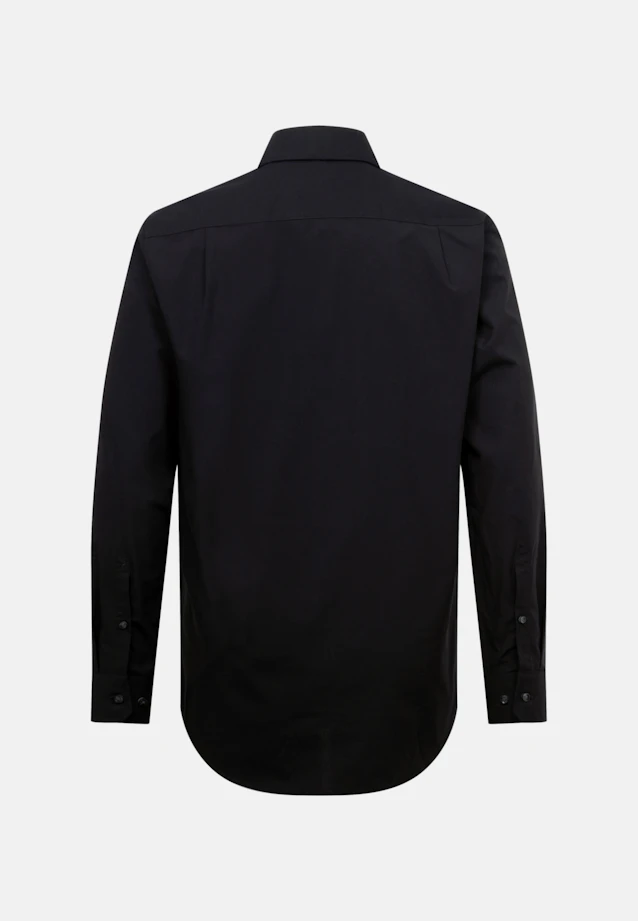 Regular Business Hemd Uni in Schwarz |  Seidensticker Onlineshop