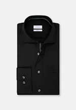 Regular Business Hemd Uni in Schwarz |  Seidensticker Onlineshop