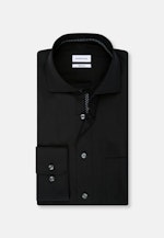 Regular Business Hemd Uni in Schwarz |  Seidensticker Onlineshop