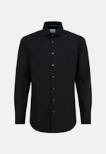 Regular Business Hemd Uni in Schwarz |  Seidensticker Onlineshop