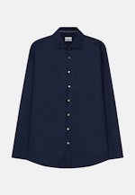 Regular Chemise d'affaires Uni in Bleu Foncé |  Seidensticker Onlineshop