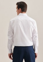 Chemise Business Regular Popeline Col Kent in Blanc |  Seidensticker Onlineshop