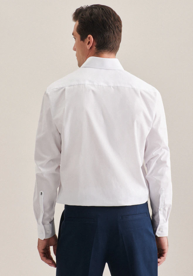 Regular Business Hemd Uni in Weiß | Seidensticker Onlineshop