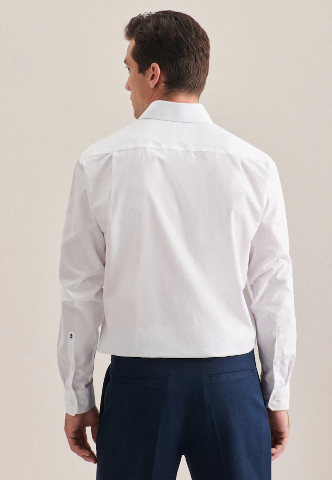 Regular Business shirt Uni in White | Seidensticker online shop