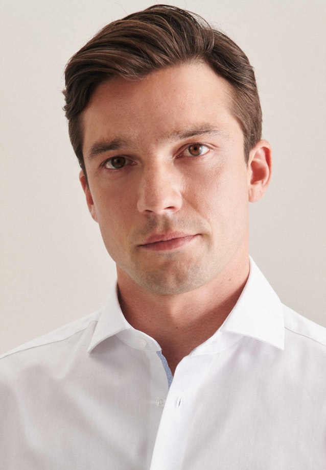 Regular Business shirt Uni in White |  Seidensticker Onlineshop