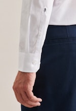 Non-iron Poplin Business Shirt in Regular with Kent-Collar in White |  Seidensticker Onlineshop