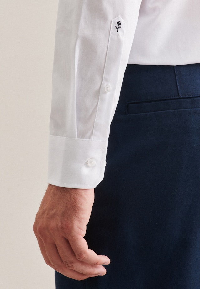 Regular Business shirt Uni in White |  Seidensticker Onlineshop