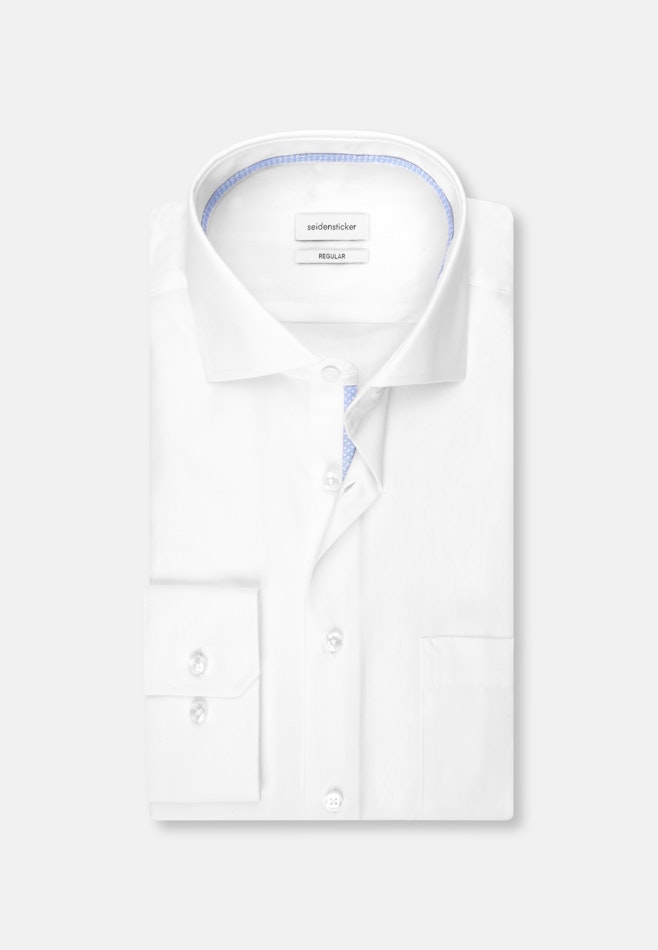 Regular Business Hemd Uni in Weiß | Seidensticker Onlineshop