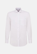 Chemise Business Regular Popeline Col Kent in Blanc |  Seidensticker Onlineshop