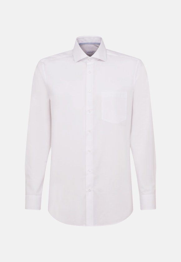 Regular Business shirt Uni in White |  Seidensticker Onlineshop