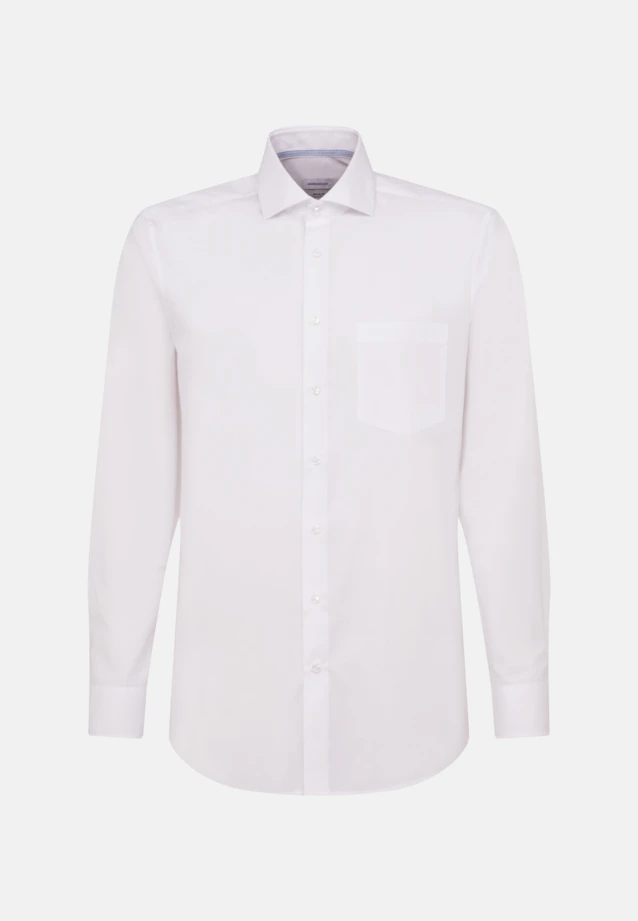 Regular Business shirt Uni in White |  Seidensticker Onlineshop