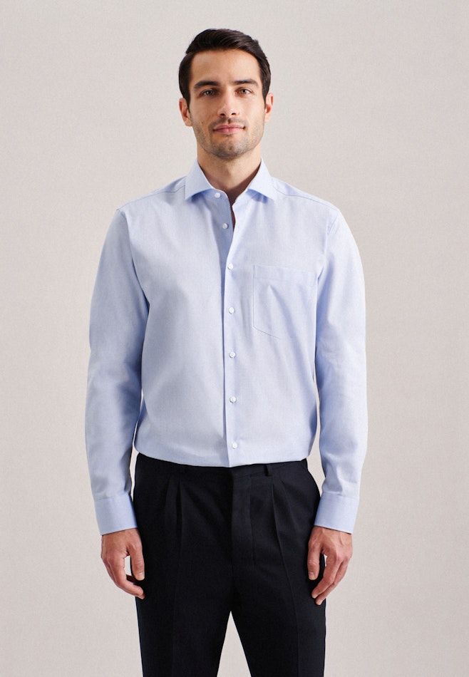 Regular Business Hemd Uni in Hellblau | Seidensticker Onlineshop
