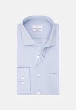 Non-iron Poplin Business Shirt in Regular with Kent-Collar in Light Blue |  Seidensticker Onlineshop