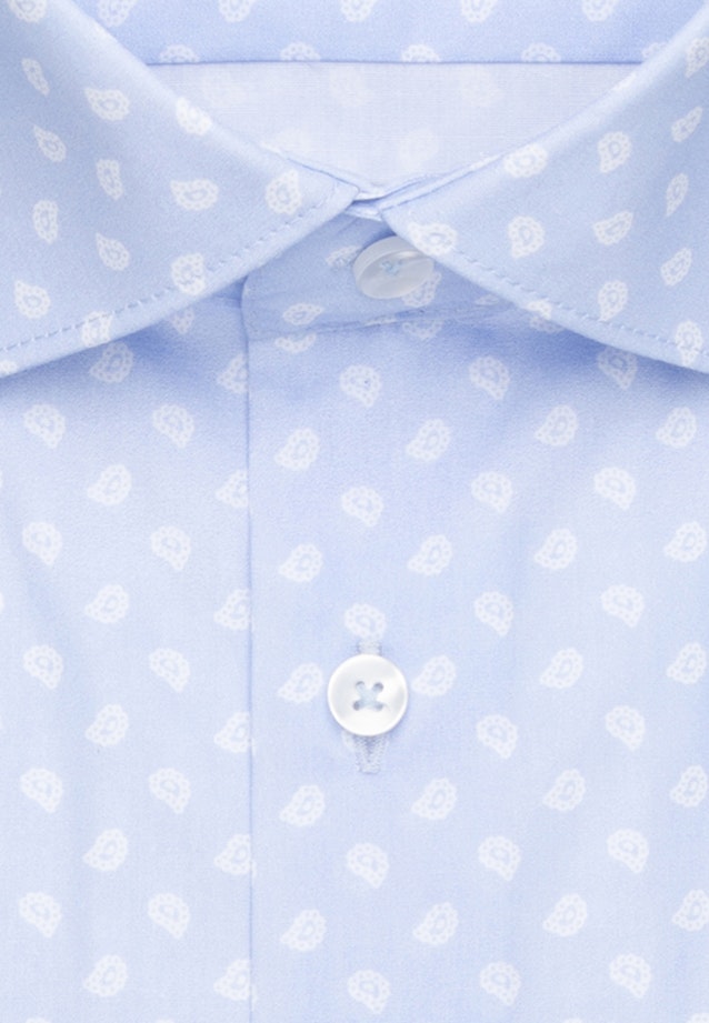 Chemise Business Shaped Popeline Col Kent in Bleu Clair |  Seidensticker Onlineshop