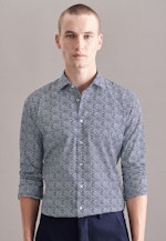 Business Shirt in X-Slim with Kent-Collar in Dark Blue |  Seidensticker Onlineshop