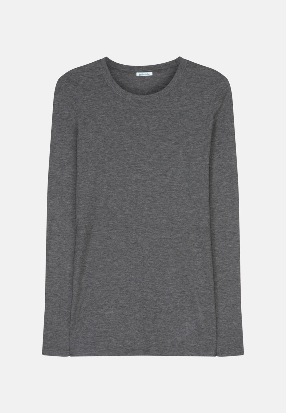 Rundhals Pullover Slim Fit in Grau |  Seidensticker Onlineshop