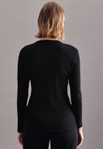 Crew Neck Pullover Uni in Black |  Seidensticker Onlineshop