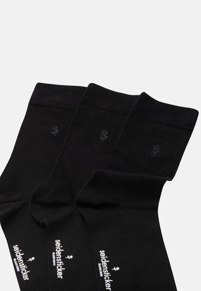Three-Pack Socks in Black | Seidensticker online shop