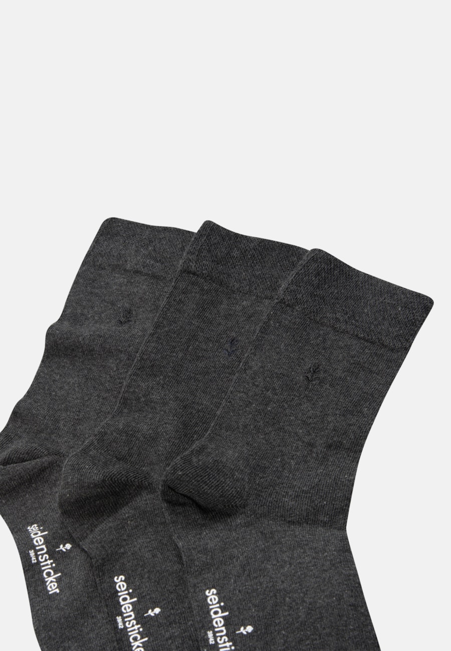 3er-Pack Socken in Grau |  Seidensticker Onlineshop
