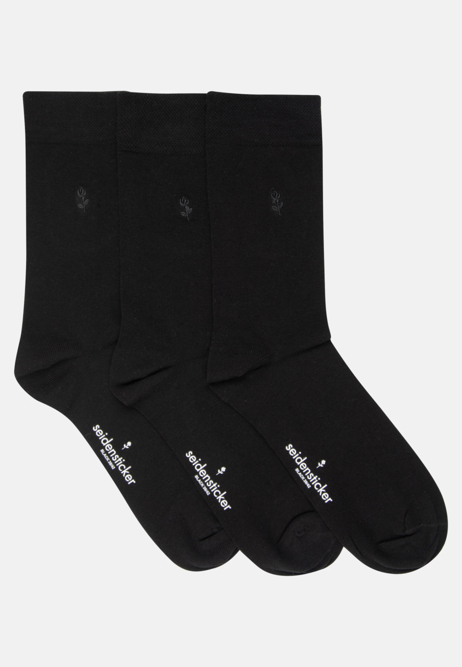 Er-Pack Socken Schwarz