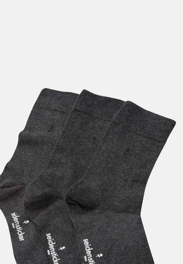 Shaped Socken Uni in Grau |  Seidensticker Onlineshop