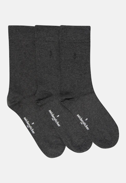 3er-Pack Socken in Grau |  Seidensticker Onlineshop