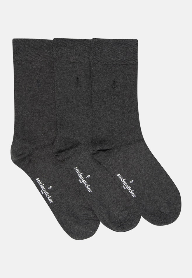 Shaped Chaussettes Uni dans Gris | Boutique en ligne Seidensticker