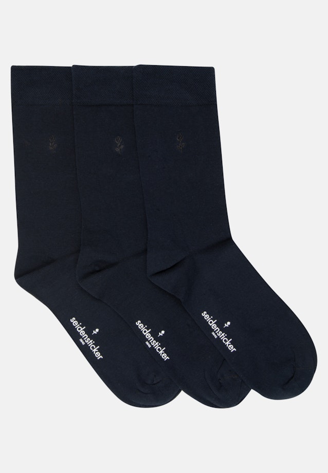 Three-Pack Socks in Dark Blue |  Seidensticker Onlineshop