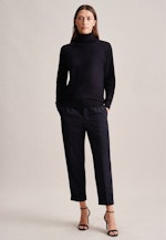 Polo neck Pullover in Dark Blue |  Seidensticker Onlineshop