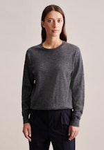 Pullover Encolure Ronde in Gris |  Seidensticker Onlineshop