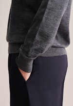 Pullover Encolure Ronde in Gris |  Seidensticker Onlineshop