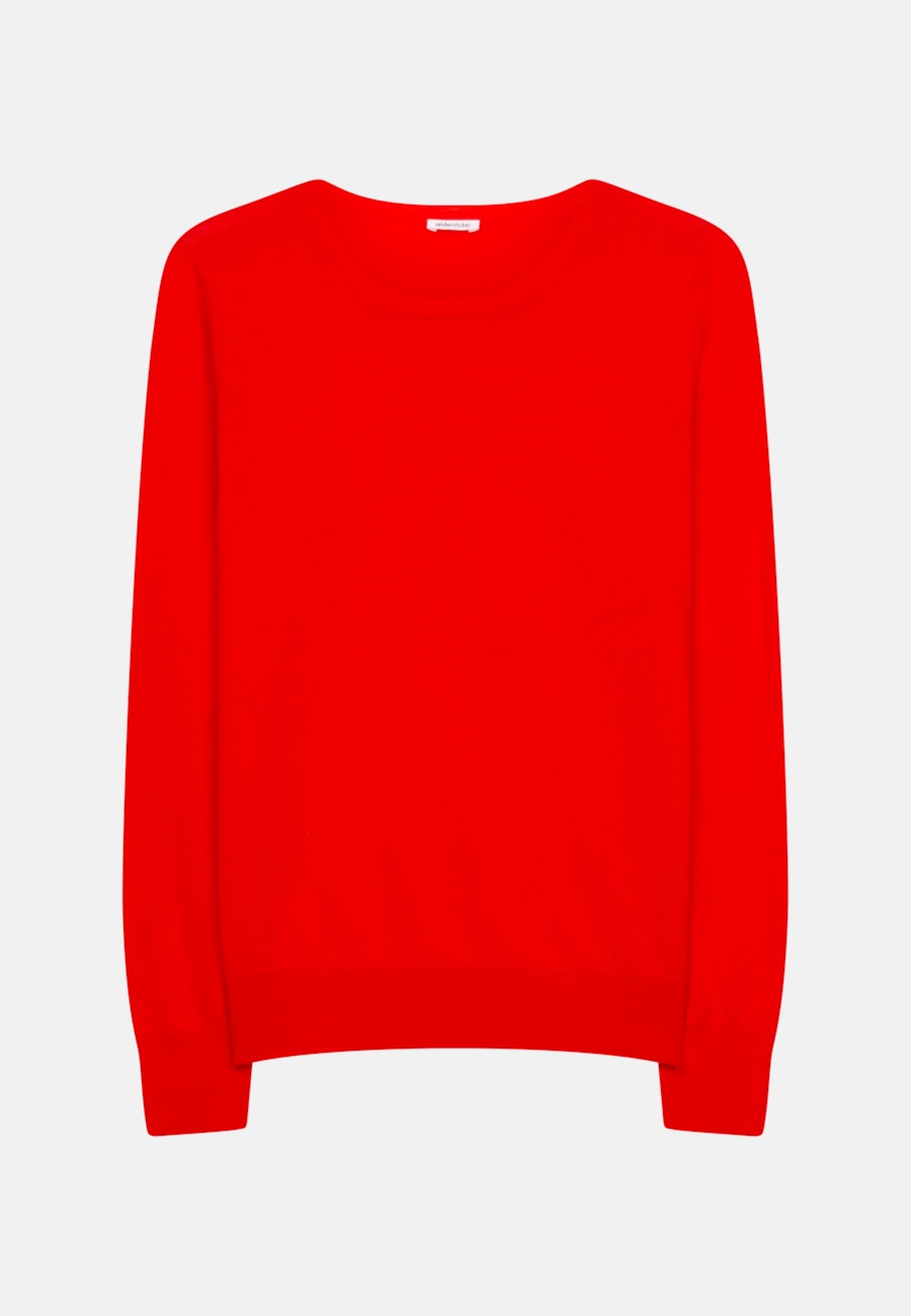 Rundhals Pullover Regular 100% Wolle in Orange |  Seidensticker Onlineshop