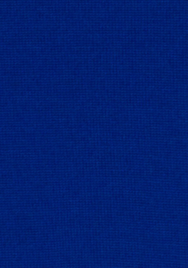 Pullover Encolure Ronde in Bleu Moyen |  Seidensticker Onlineshop