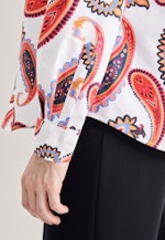 Regular fit Hemdbluse Druck in Weiß |  Seidensticker Onlineshop