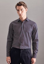 Regular Chemise Business Imprimé in Bleu Foncé |  Seidensticker Onlineshop