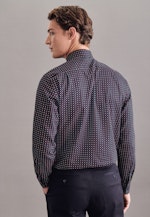 Regular Chemise Business Imprimé in Bleu Foncé |  Seidensticker Onlineshop