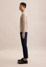 Regular Pullover Uni in Beige |  Seidensticker Onlineshop