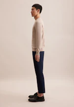 Regular Pull-over Uni in Beige |  Seidensticker Onlineshop