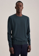 Ronde Hals Pullover in Groen |  Seidensticker Onlineshop