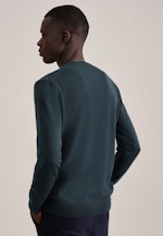 Pull-Over Regular Manche Longue in Vert |  Seidensticker Onlineshop