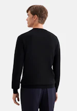 Regular Pullover Uni in Schwarz |  Seidensticker Onlineshop